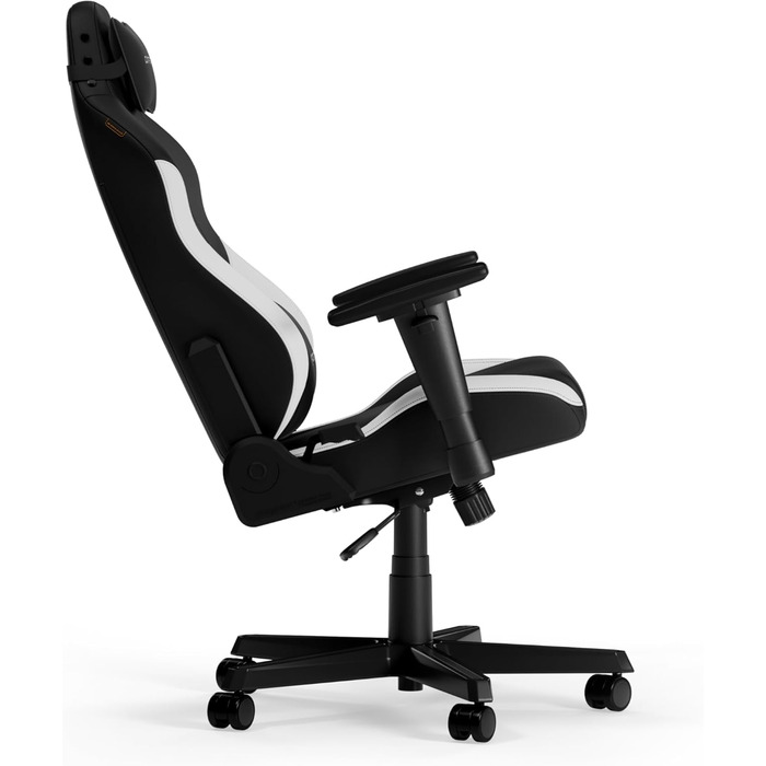 Ігрове крісло DXRacer DRIFTING L, чорне-біле, EPU шкіра, оригінал