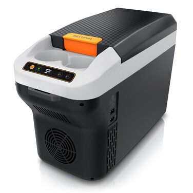 Електричний автохолодильник Brandson 10L (230V/12V) з функцією охолодження та підігріву до 65°C, Cool Grey Schwarz
