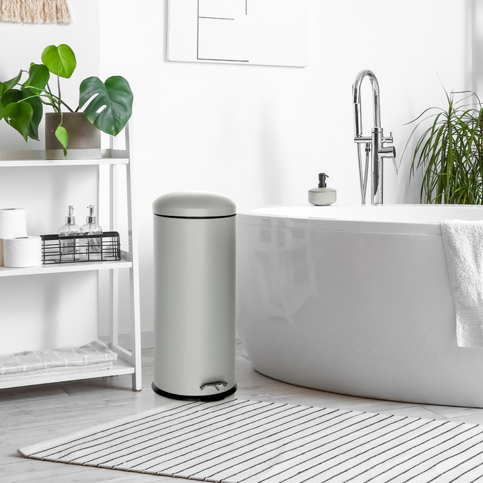 Відро для сміття / відро для педалей CLEAN VIII 30L сталь сірий hjh