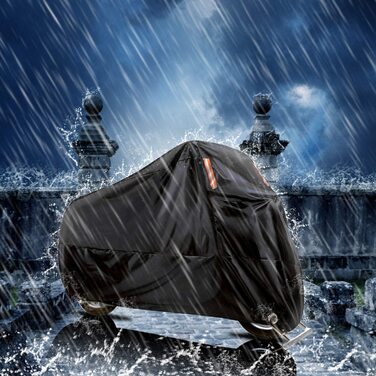 Моточохол WinPower 3XL, водонепроникний, вітростійкий, 210D, для мотоцикла 265x105x125 см, захисний чохол для зберігання на вулиці