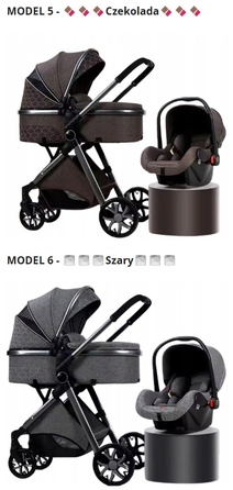 Дитячий візок Cichoszki Premium Black 3в1