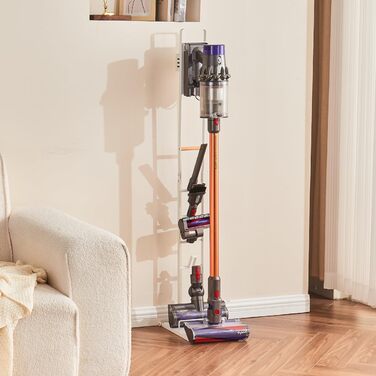 Підставка-органайзер для пилососів Dyson V15/V12/V11/V10/V8/V7/V6, аксесуари, біла, BRIAN & DANY