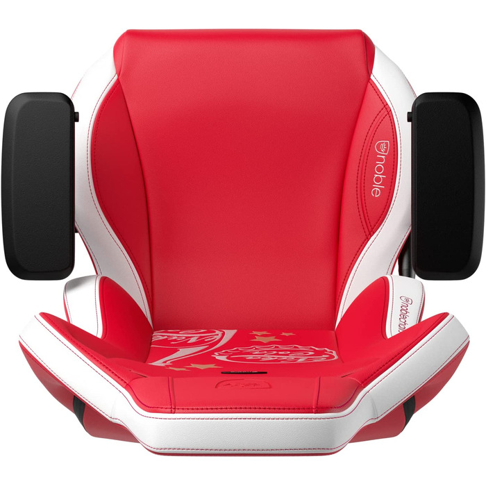 Ігрове крісло noblechairs Epic Nuka Cola, ергономічне, офісне, PU-шкіра, з підголівником та поперековою підтримкою, для користувачів до 120 кг і 185 см, спеціальна серія