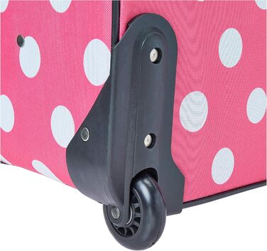 Набір валіз Rockland Polka Softside, 4 шт. (14/19/24/28 дюймів), Multi/Blue Dot