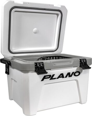 Термоконтейнер Plano Frost 21 л з кошиком, білий/чорний, ізоляційний бокс для льоду для кемпінгу, риболовлі, пікніка