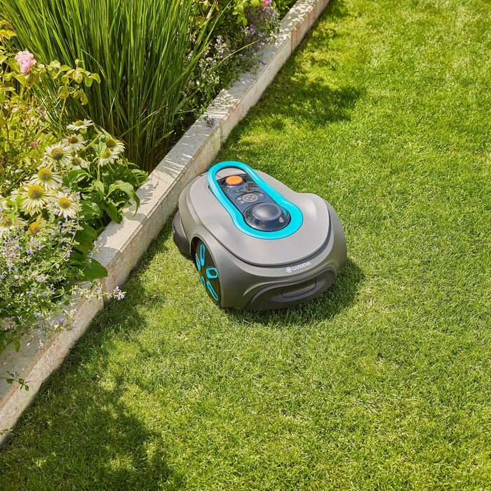 Робот-газонокосачка Gardena Smart Sileno Free Set 600 м²: LONA Intelligence, Trim-to-Edge, без кабелю, тиха робота, керування через додаток (19921-20)