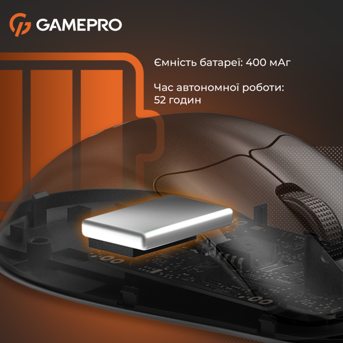 Бездротова миша GamePro Genesis Avenger  (GM096B)