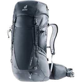 Рюкзак Deuter Futura Pro 42 EL, 42 л, чорний/графіт, для трекінгу та походів, великий розмір