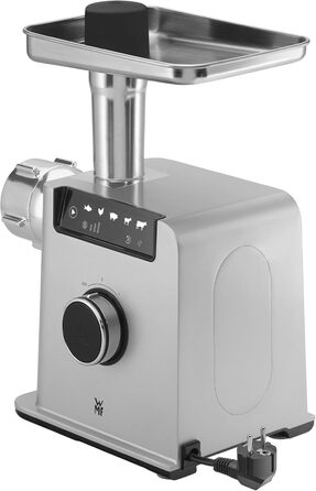 Електрична м’ясорубка WMF Profi Plus 2200Вт з насадками для ковбас, кеббе та печива, 3 диски, реверс
