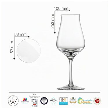 Дегустаційні келихи для віскі та солодового віскі EISCH Jeunesse, набір 2 шт. у подарунковій тубі