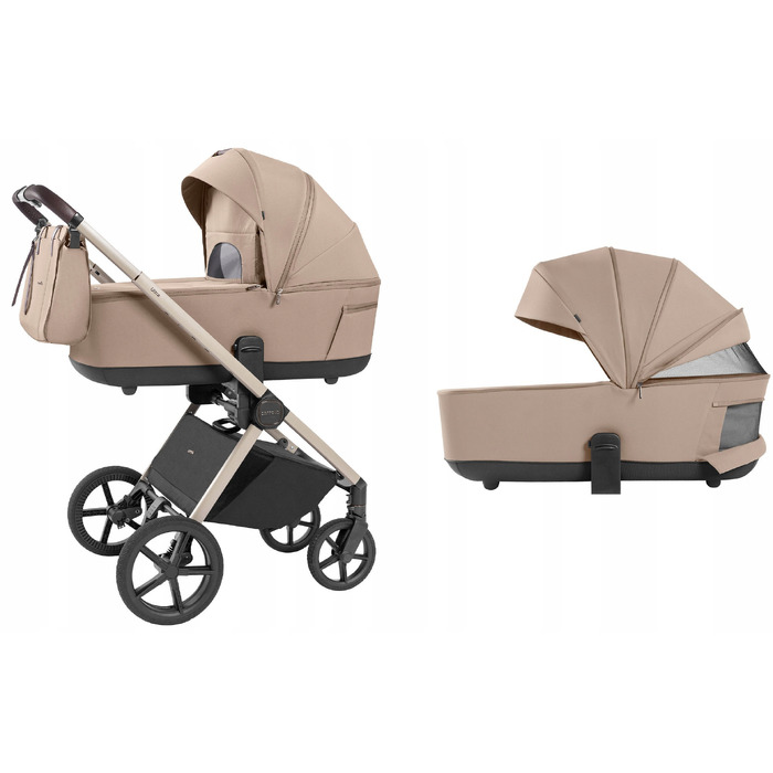 Дитячий візок 2в1 Carrello Ultra New з адаптерами, колір Chestnut Beige