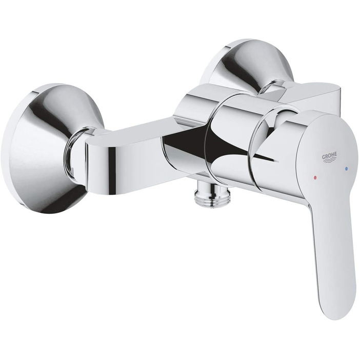 Змішувач для ванни Grohe BauEdge, хром, з перемикачем душ/ванна, 23334000