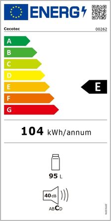 Ретро міні-холодильник Cecotec Bolero CoolMarket TT Origin 45L Green - 45 літрів, 55 см, Клас E