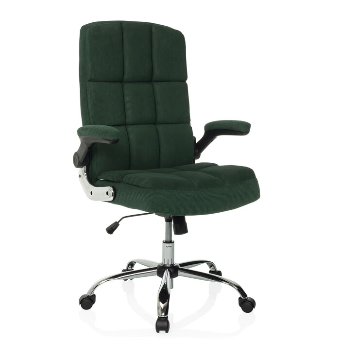 Крісло керівника RELAX WD 100, оббивка мікровельвет (cord), зелений, MyBuero
