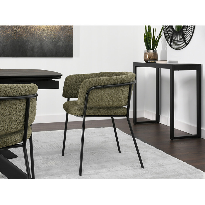 Стілець Mebel-Partner, оббивка тканина, зелений, 1 шт.
