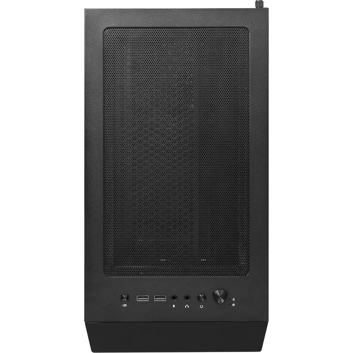 Корпус MSI MAG Forge 110R Mid-Tower ATX, чорний, з RGB підсвічуванням, 2x USB 3.0, 1x 120мм A-RGB вентилятор