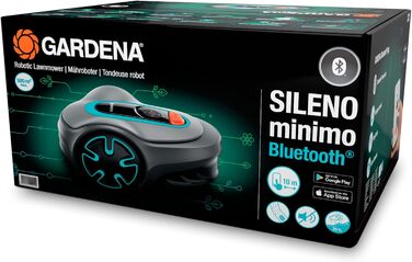 Робот-газонокосарка Gardena SILENO minimo 500 м² з Bluetooth, інтелектуальна автоматична косарка, керування через додаток, німецька версія