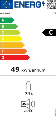 Автомобільний компресорний холодильник AAOBOSI 74L з Wi-Fi, LED, 12/24V/220V для кемпінгу, подорожей, авто, човна