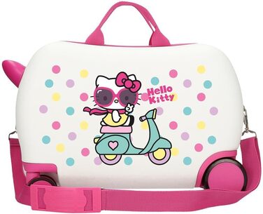 Дитяча валіза Hello Kitty, біла, 31x45x20 см, для дівчаток