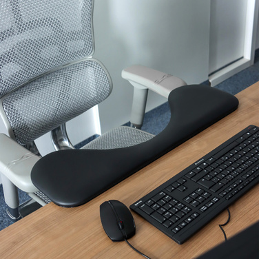 Підлокітники зі шкіри RELEX RT2, чорні, hjh OFFICE