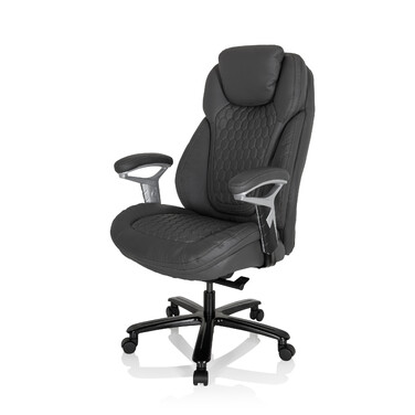 Крісло для керівника XXL PULLMANN штучна шкіра матова сіра hjh OFFICE