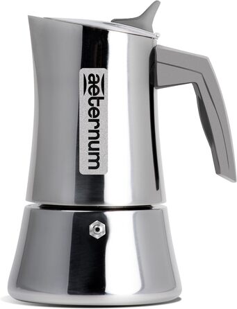 Кавоварка Bialetti Divina індукційна на 6 чашок, нержавіюча сталь, 14x11,5x20 см