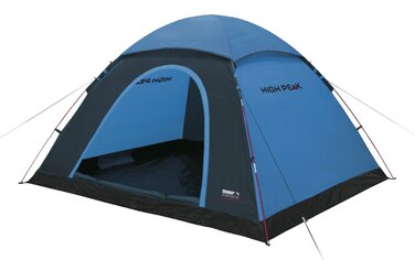 Намет для кемпінгу High Peak Kuppelzelt Monodome XL на 4 особи, синій/сірий, з водонепроникним дном