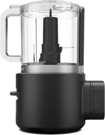 Блендер заглибний KitchenAid Go Cordless бездротовий, 1л, з чашею BPA-free, вінчиком та подрібнювачем, захист від подряпин, сталеві леза, чорний