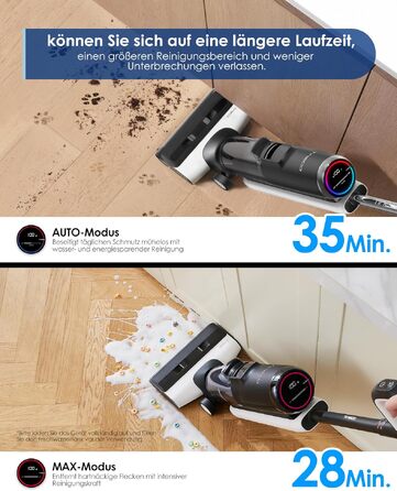 Tineco Floor One S5: Розумний акумуляторний пилосос 2-в-1 для вологого та сухого прибирання з технологією iLoop, для твердих підлог та шерсті тварин