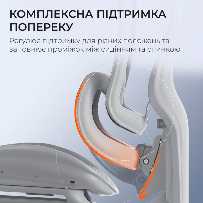 Крісло офісне з підставкою для ніг Sihoo DORO C300 Pro Mesh White with footrest