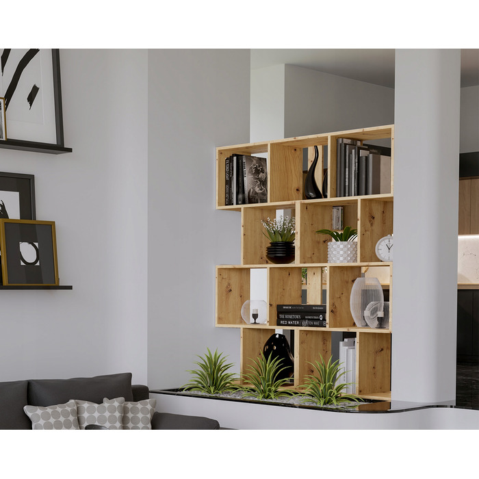 Стелаж TopEshop 59,5 x 140 x 30 см, дуб артизан