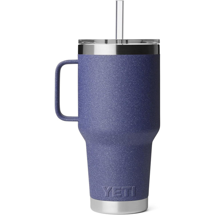 Термос YETI Rambler з кришкою-соломинкою, 1 л (Moon Dust)