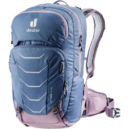 Жіночий велосипедний рюкзак Deuter Attack 14 SL з протектором, 14 л, синій Marine-grape
