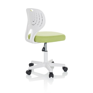 Дитячий стілець для письмового столу KIDDY TOP W, оббивка тканина, зелений, hjh OFFICE