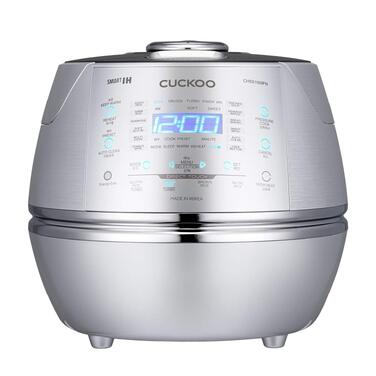Рисівка електрична Cuckoo CRP-CHSS1009FN 1.8л (10 чашок) IH індукційна, програмована, GABA-рис, DSP технологія, з клапаном безпеки