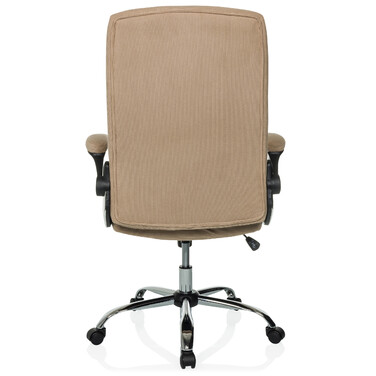 Крісло для керівника RELAX WD 100 тканина вельвет бежевий MyBuero