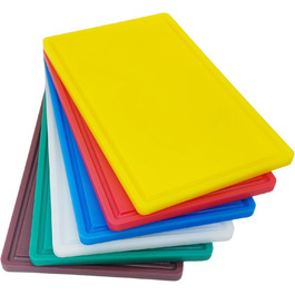 Пластикова обробна дошка Morleos для птиці, жовта, 60x40x2 см, з соковловлювачем, HACCP, підходить для посудомийної машини, стійка до деформацій, не псує ножі