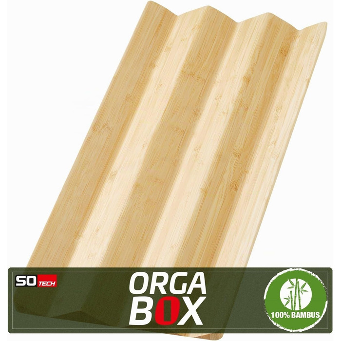 Органайзер для столових приборів Orga-Box 3, бамбуковий вкладиш для спецій, антрацит (473 x 891 мм)