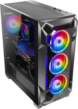 Корпус для ПК Antec DF600 Flux Midi Tower чорний