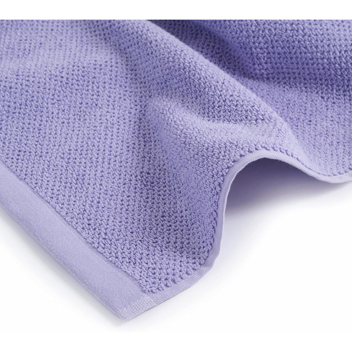 Рушники Herzbach Home Spa 50x100 см, 100% бавовна, лаванда, набір 2 шт.