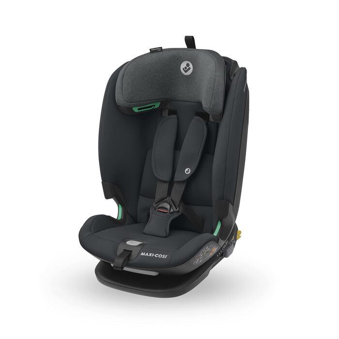 Дитяче автокрісло Maxi-Cosi Titan Plus i-Size, 76–150 см, з G-CELL захистом, 4 положення, для дітей 15 місяців–12 років, графіт