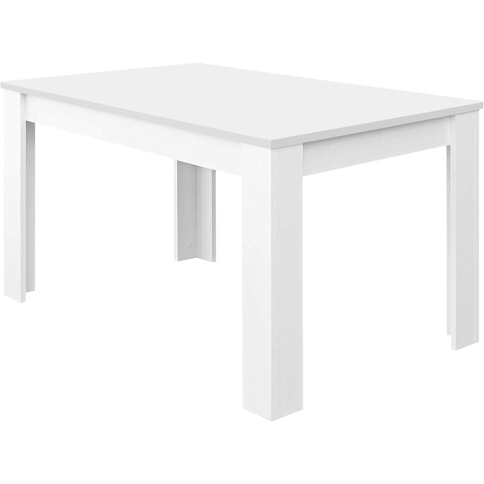 Розсувний обідній стіл Habitdesign Kendra, білий та канадський дуб, 140–190 x 78 x 90 см