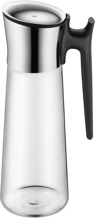 Скляна карафа WMF Basic з кришкою, 1,5 л - скляна посуда для води з нержавіючої сталі