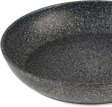 Набір сковорідок Salter Megastone 3 шт. (20, 24, 28 см), антипригарні, для індукційних плит, PFOA Free, з м'якими ручками, можна мити в посудомийці, сріблясті