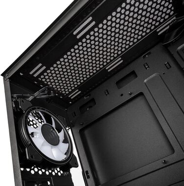 Корпус для ПК Kolink Void Rift Midi Tower з ARGB-підсвіткою, скляна панель, вертикальне встановлення GPU, ігровий, загартоване скло, для ATX