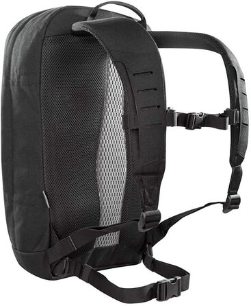 Міський рюкзак Tasmanian Tiger TT Urban Tac Pack 22 л, легкий, для чоловіків, університету, роботи, спорту чи школи, зі знімними поясним і грудним ременями, Molle-сумісний, чорний