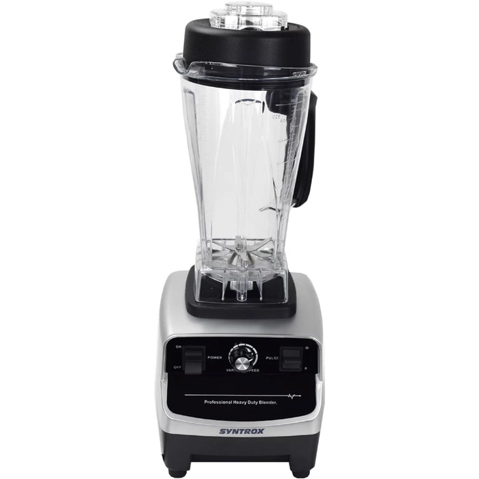 Потужний кухонний блендер Syntrox 1500 Вт, 2 л, LCD-дисплей, BPA-free, для смузі та коктейлів