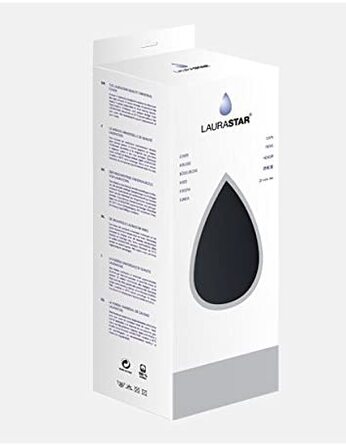 Універсальний чохол для прасувальної дошки Laurastar, сірий, 131x55 см, 100% бавовна, унікальний дизайн, підходить для всіх дошок, зручна фіксація, праний у машинці