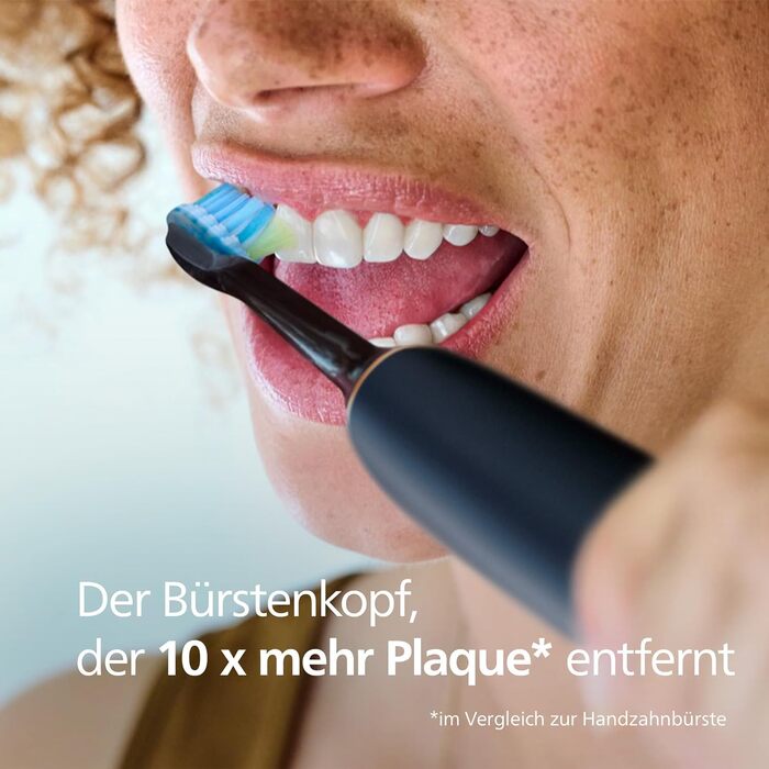 Смінні зубні щітки Philips Sonicare C3 Premium Plaque Defense, оригінальні насадки для видалення нальоту, чорні, 6 шт, HX9046/88