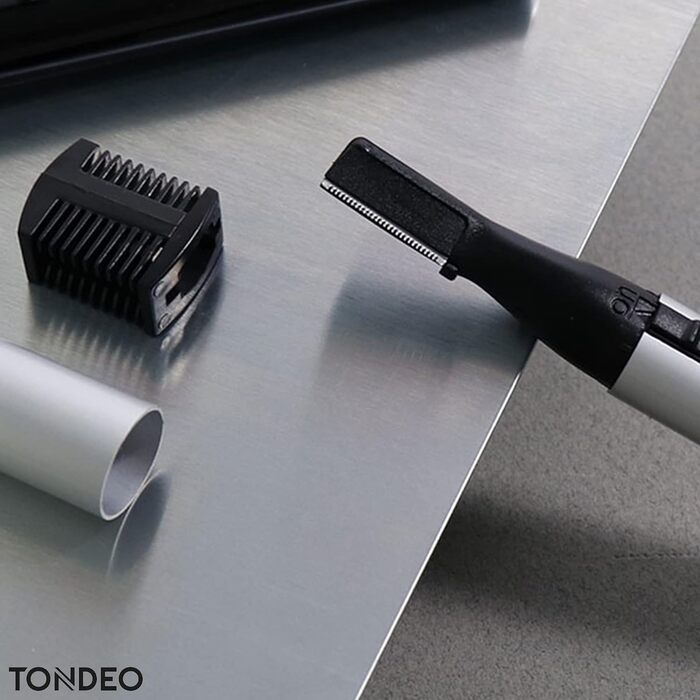 Тример для стрижки волосся TONDEO ECO MINI SILVER для брів, вух та носа